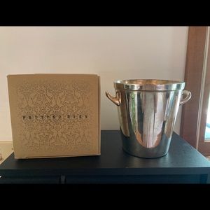 Pottery Barn Small Silver Ice Cube Bucket